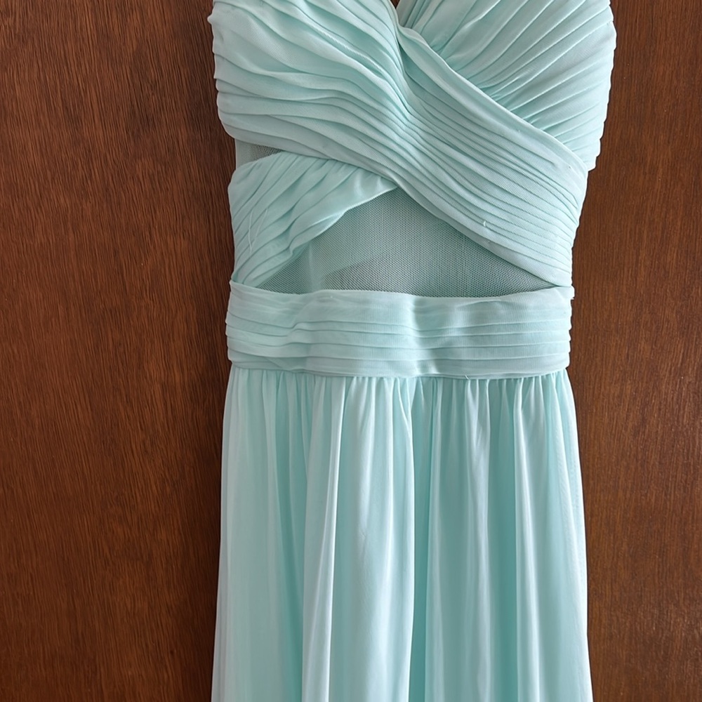 Chiffon Cut Out Illusion Size 10 Betsy & Adams Dress Formal NEW - Picture 8 of 14
